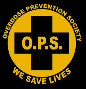 Overdose Prevention Society logo and link